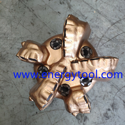 Oilfield PDC Drill Bit 8-1/2" 3 Blade For Middle Hard Rock Formation